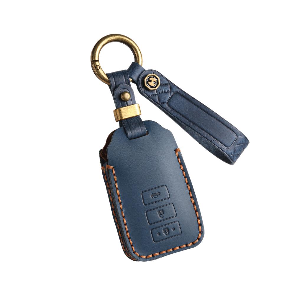 The first layer of cowhide creative key bag is suitable for Toyota Dazzling x car key cover YARIS Yaris Vichy leather.