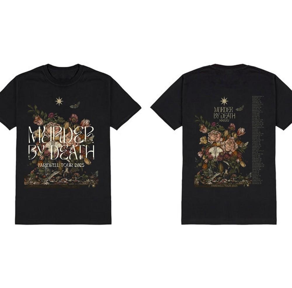 Murder By Death - Футболка прощального тура 2025, Подарок для мужчин и женщин. XL