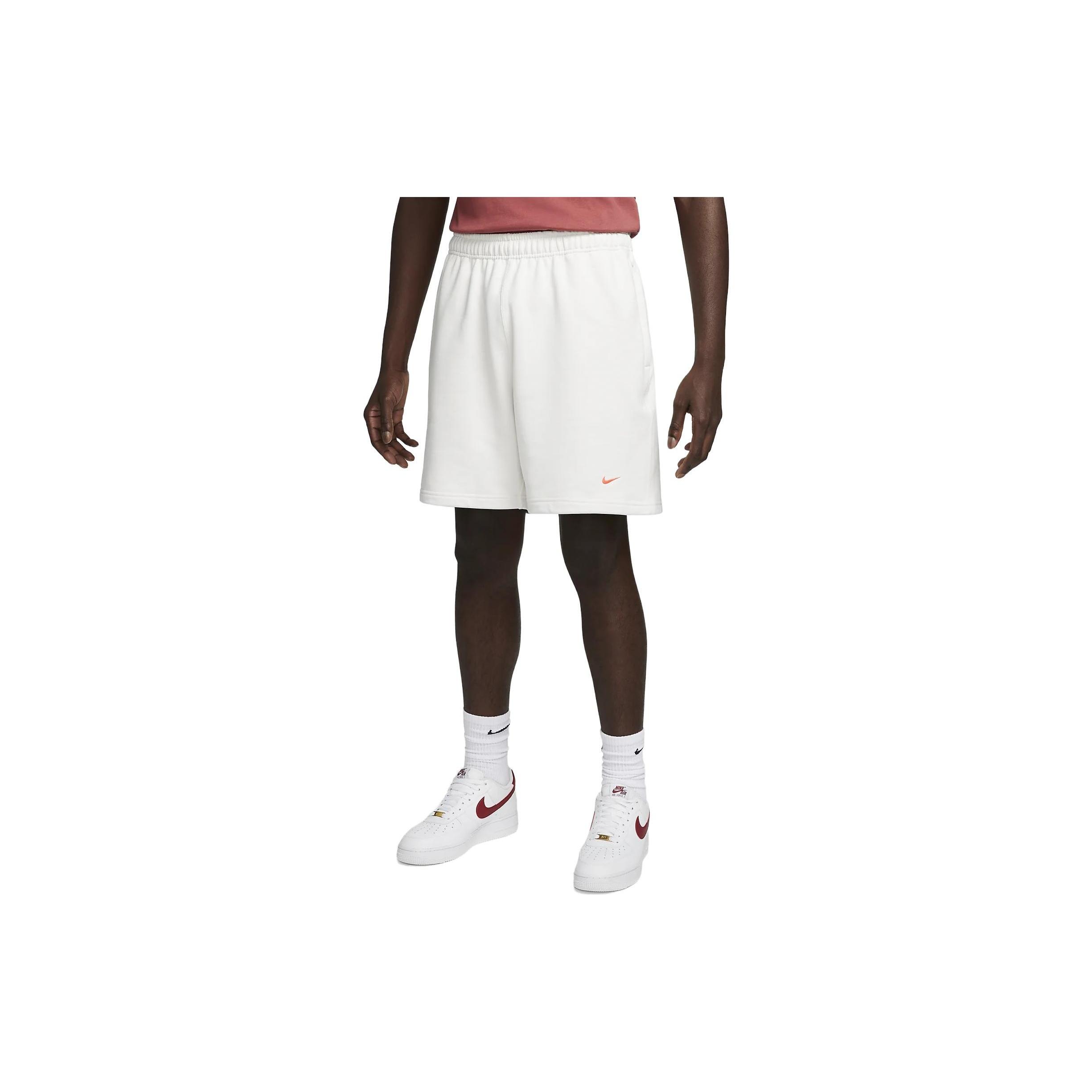 Nike Solo Swoosh French Terry Shorts White Men s DX0817-030 L