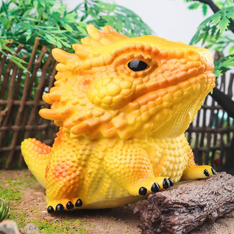 Oenux Insect Animal Wild Reptile Model Lizard Crocodiles Action Figures Soft Cotton Cute Fun Halloween Education Toy Kid Gift