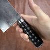 8 Inch Slicing Knife Handmade Forged Damascus Steel VG10 Blade Ebony Handle Chef Cutting Vegetables Cleaver Meat Kitchen Knives