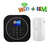1,8-calowy TFT WIFI GSM Bezprzewodowy Alarm Domowy Zabezpieczający Zdalne Sterowanie Aplikacją dla Google Home