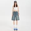 Women's 2025 Summer Loose Slimming Korean Style Denim Shorts - Trendy Casual Versatile Fashion
