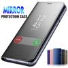 Зеркало Смарт кожа чехол для Huawei Honor 7C 7A 8x 8C 8S 8A 20 P20 P30 Pro 9 10 Lite Y9 Y5 Prime Y7 Y6 2019 2018 JAT-L29