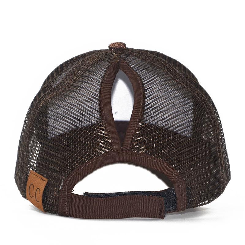 Berretti da Baseball alla Moda Donna Ragazza Cappellino Coda di Cavallo Paillettes Lucido Chignon Disordinato Cappello Snapback Cappellini da Sole Gorra Casual Cappellini da Baseball Coda di Cavallo