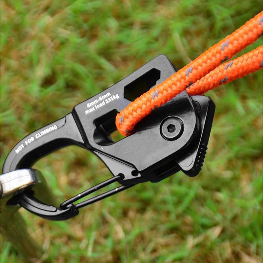 Tent Rope Nylon Reflective Lines 4 Meters Adjustable Camping Paracord Cord For Hiking Shelter Backpacking Climbing Kayak Tarp