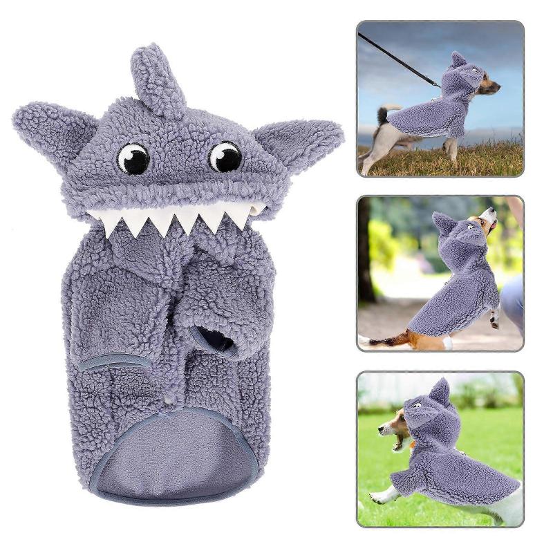 Pet Dog Costume Warm Hoodie for Winter Use 3Pcs Set