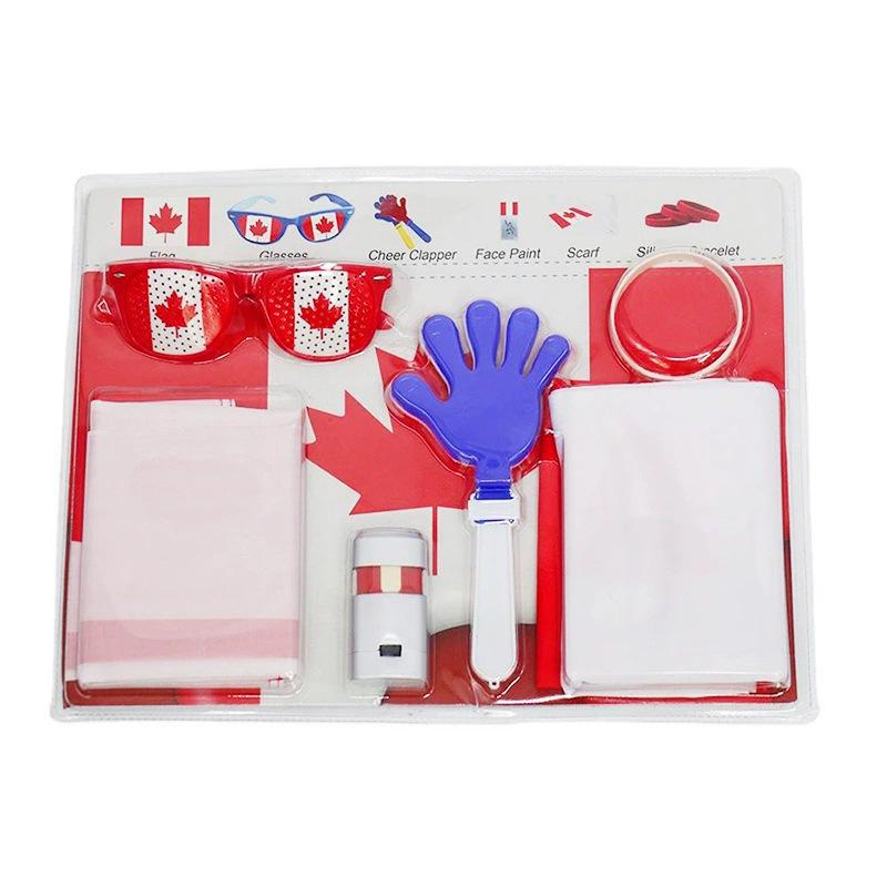 

2026 US-Canada-Mexico World Cup Football Scarf Fans Party Supplies Canadian Flag Clap Face Color