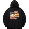 Anta Comfortable Hooded Pullover Sweatshirt With Letter Fleece Men tops 152618705N-5