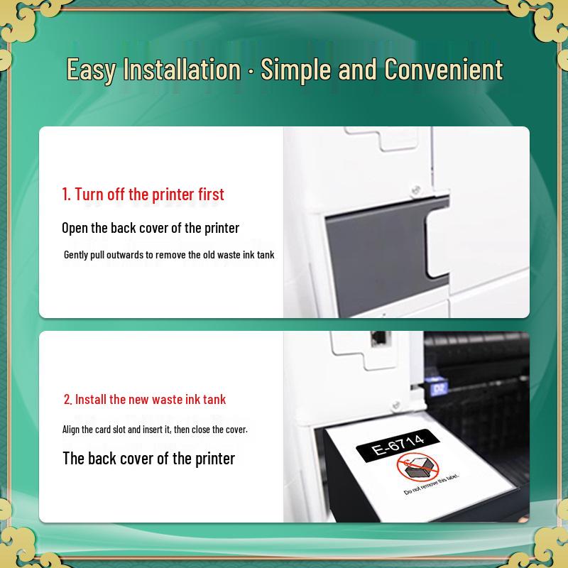 Compatible Waste Ink Tank for Epson WF-C8190, WF-C860, C8610DWF, PX-S7110 Maintenance Box