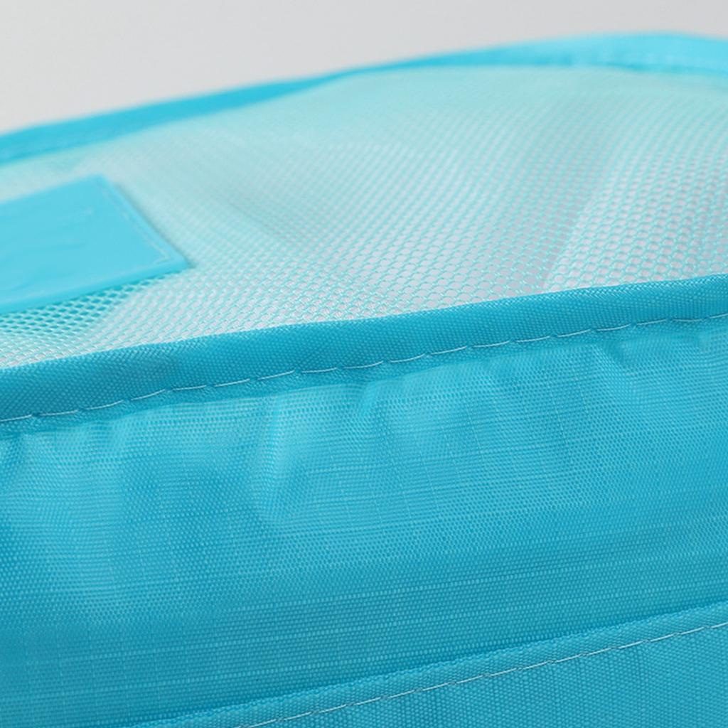 Torba do przechowywania podróżnego Duża pojemność Oddychający zestaw toreb do przechowywania na kemping, wspinaczkę górską, wakacje 7 szt. Jasnoniebieski