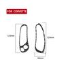 Carbon Fiber Car Accessories Speedometer Side Panel Modified Interior Trim Cover Sticker For Chevrolet Corvette C5 1998-2004