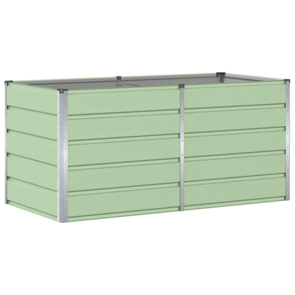 Planter Green 160 X 80 X 75 Cm Steel
