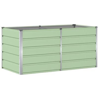 Planter Green 160 X 80 X 75 Cm Steel