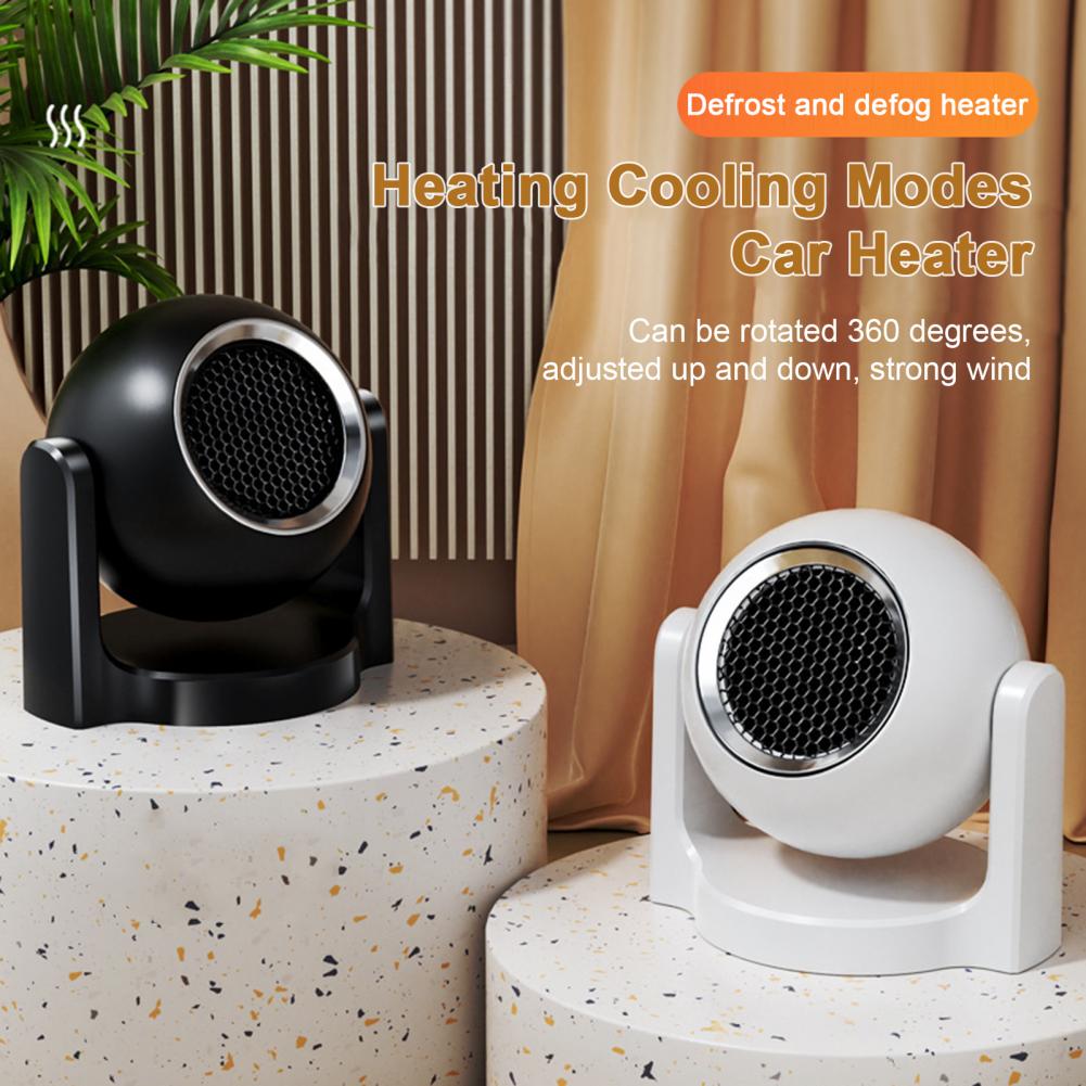 2-in-1-Autoheizung, 12 V, tragbar, leistungsstark, 360-Grad-Drehung, Auto-Defroster für Autozubehör