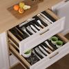 Adjustable Cutlery Storage Tray Large Capacity Silverware Drawer Organizer  Kitchen