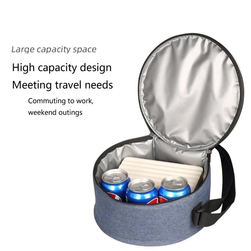 Durable Soccer Lunch Bag Insulated Tote for Football Fans Men Women Student Kids Keeping Freshes Warm Thermal Bags for School