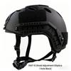 Fast Tactical Helmet, ABS Shell, Adjustable Suspension, 55-60cm Head Circumference, for CS Airsoft, Outdoor Training, Paintball & Cycling