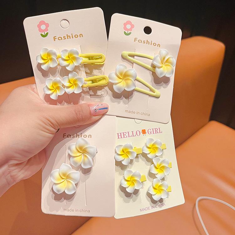 Egg Flower Hairpin Baby Broken Bangs Do Not Hurt Hair Baby Girls Headwear Kids Hair Accessories