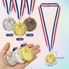 PATIKIL 2" Metal Award Medals 3 Pieces 2nd and 3rd