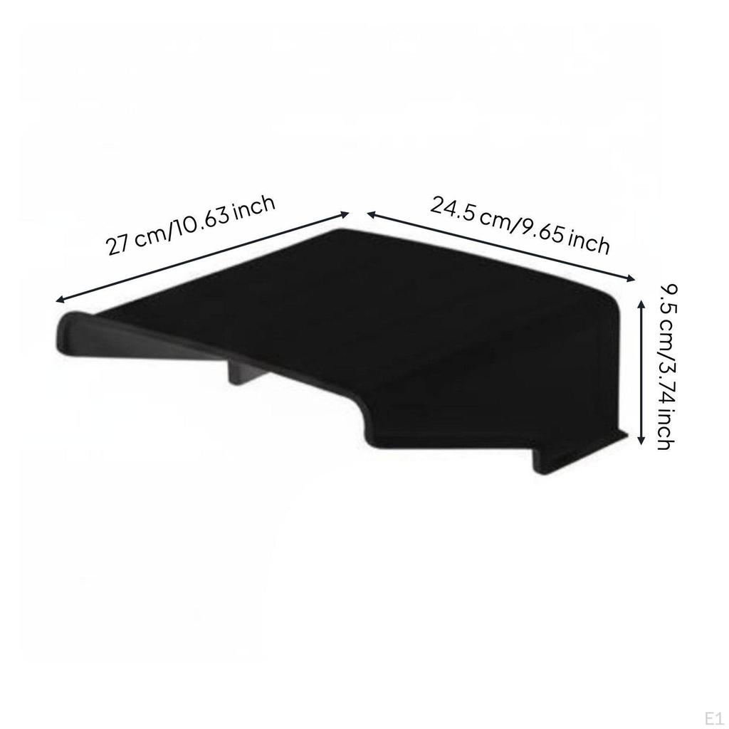 Outdoor Camera Rain Cover Rainproof Weatherproof for Door, Parking Lot, Driveway Black
