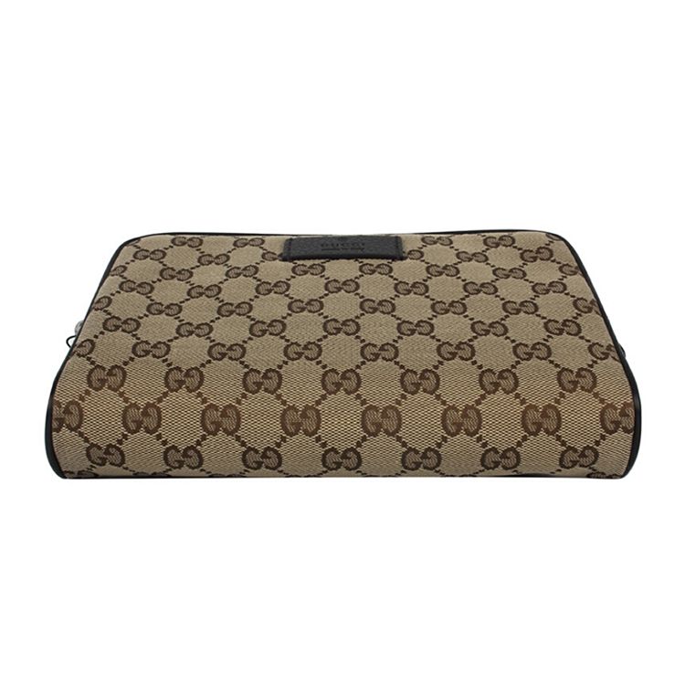 Gucci GG Supreme Belt Bag Beige/Black Unisex Bags Tan 449174-KY9KN-9886