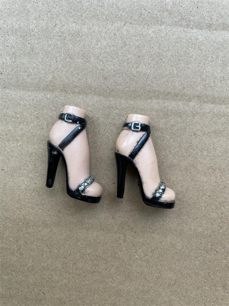 Original Joint Movable Bodies Shoes High Heels Colorful Shoes Sexy Big Month Doll Clothes