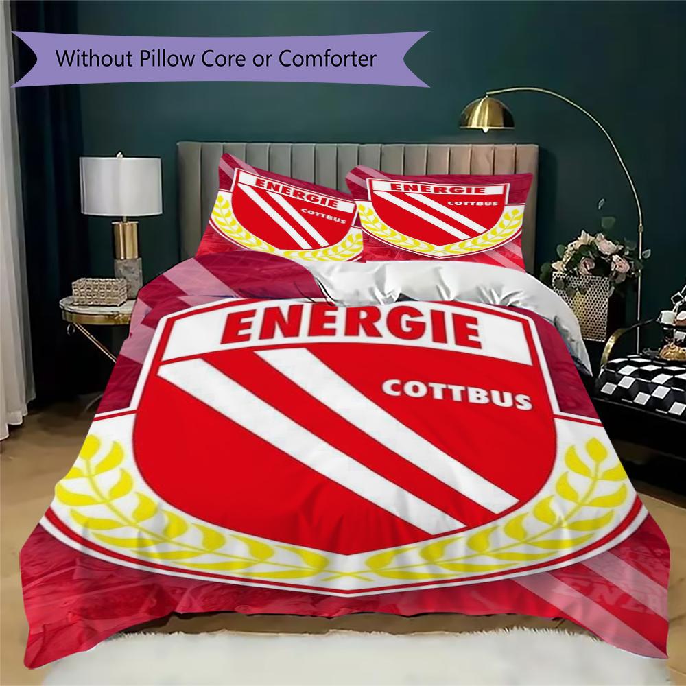 Energie Cottbus Set Lenzuola con Fantasia Copripiumino Federa Decorazione per la Casa Regalo di Compleanno (1 * copripiumino + 2 * federe senza imbottitura)38