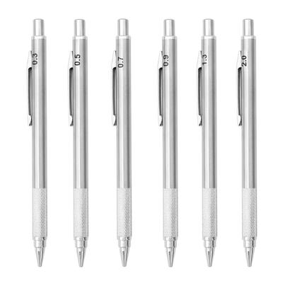 Mechanical Automatic Pencil Metal Mechanical Pencil Automatic Drafting Pencil for Carpenter Marking, Sketching, Drafting