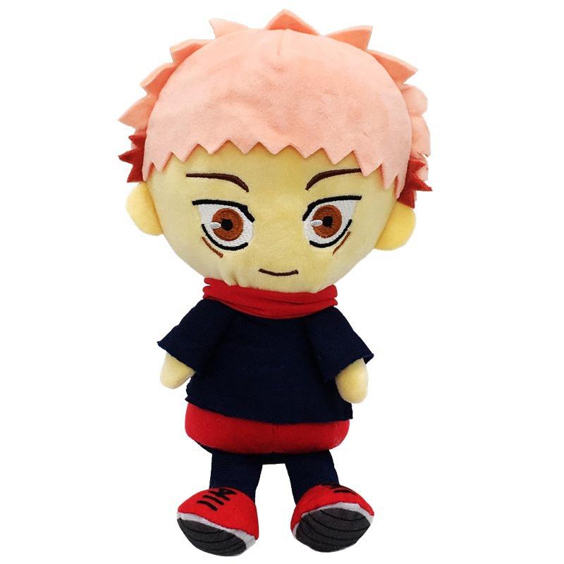 Weiches 9,8 Zoll Jujutsu Kaisen Plüschtier Itadori Yuji Kinder Geburtstagsgeschenk