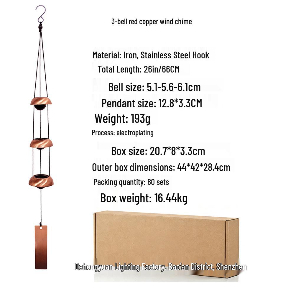 Sympathy Memorial Aluminum Wind Chime Ornament Gift