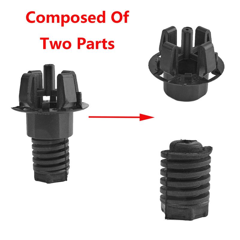 For BMW 3 5 6 7 Series X3 Bonnet Hood Stop Adjuster Buffer Bolt & Block Kit 51767183752 Fits F30 F07 F10 F06 F12 F13 F01 F02 F04