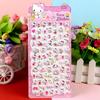 Hellokitty Gentle Stickers DIY Handbook Decoration Stickers Notebook Album Diary Decoration Stickers Adorable Anime 3D Foam Bubble