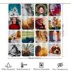 Customizable Photo Print Shower Curtain Personalized Home Decor Item for Bathroom