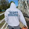 Moletom com Capuz de Lã Canelada Unissex Keith Scott Body Shop - Tamanhos Europeus e Americanos