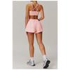 Women S Quick Dry Yoga Shorts Fake Two Piece Sports Shorts For Fitness