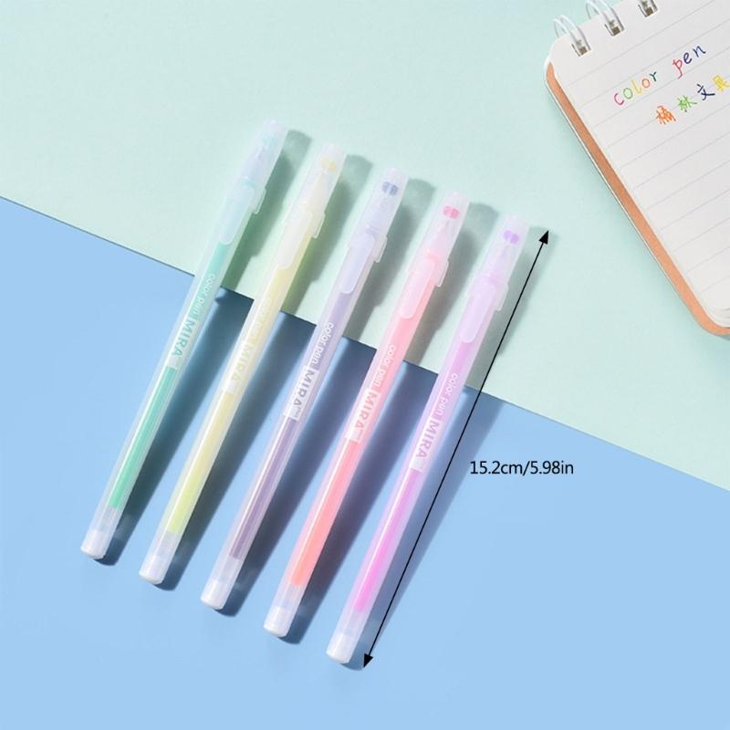 6/10/12 Pcs Neutral Pen Multicolour Gel Pen Set 0.5mm Writing Pen Gift Pen Journaling Pen Painting Pen Gel Ink Pen
