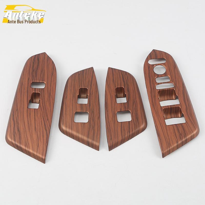 Fits 17 CRV: Car Door Window Armrest Lifting Button Decorative Frame Accessories