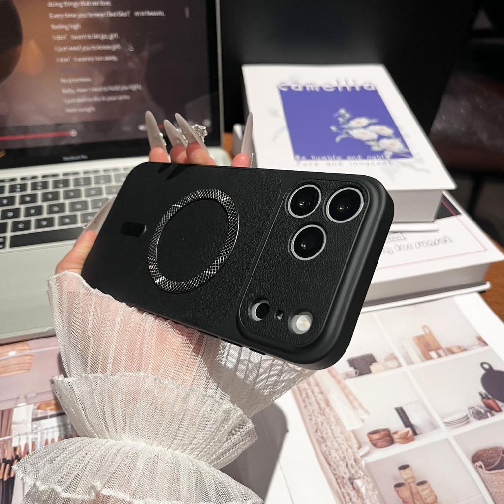 The window becomes larger in picoseconds, suitable for iPhone17promax magnetic mobile phone case, Apple 16 fine hole anti-drop sheath.