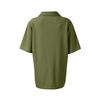Women's Fashion Casual Lapel Short Sleeve Color Shirt Women's Up Tops