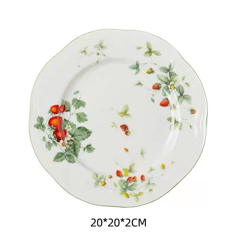 European Ceramic Retro Coffee & Tea Cup Set with Saucers 201-300ml