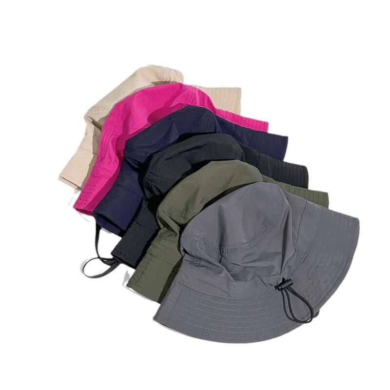 Outdoor Quick-Dry Drawstring Bucket Hat