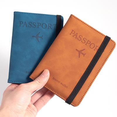 PU Leather Passport Bag, Multi-card Slot, Multi-functional Passport ID Bag, Passport Case