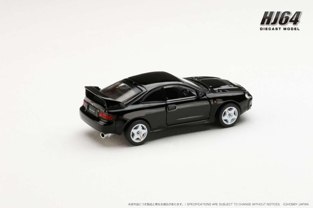 HJ64 Scale Toyota Celica JDM STYLE Black Finished Product 1/64 GT-FOUR (ST205)