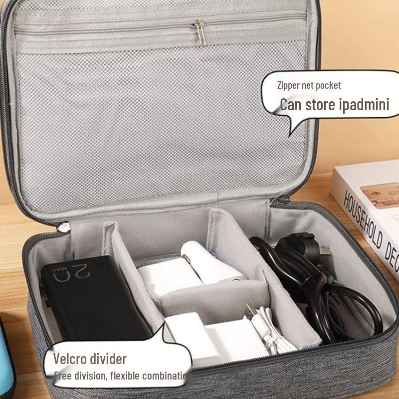 

Large-Capacity Multi-Layer Travel Toiletry & Digital Accessory Bag Universal for Digital Devices & Cosmetics