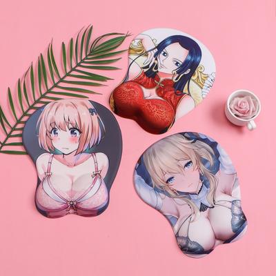 Cute Sexy Girl Silicone 3d Mouse Pad Anime With Wrist Rest Support Opie Ergonomic Non Slip Creative Anime Mouse Pad