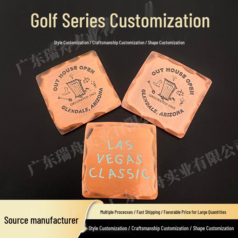 

High-Quality Custom Golf Hat Clip with Creative Metal Ball Marker and Green Ball Fork Different Specifications, Different Prices