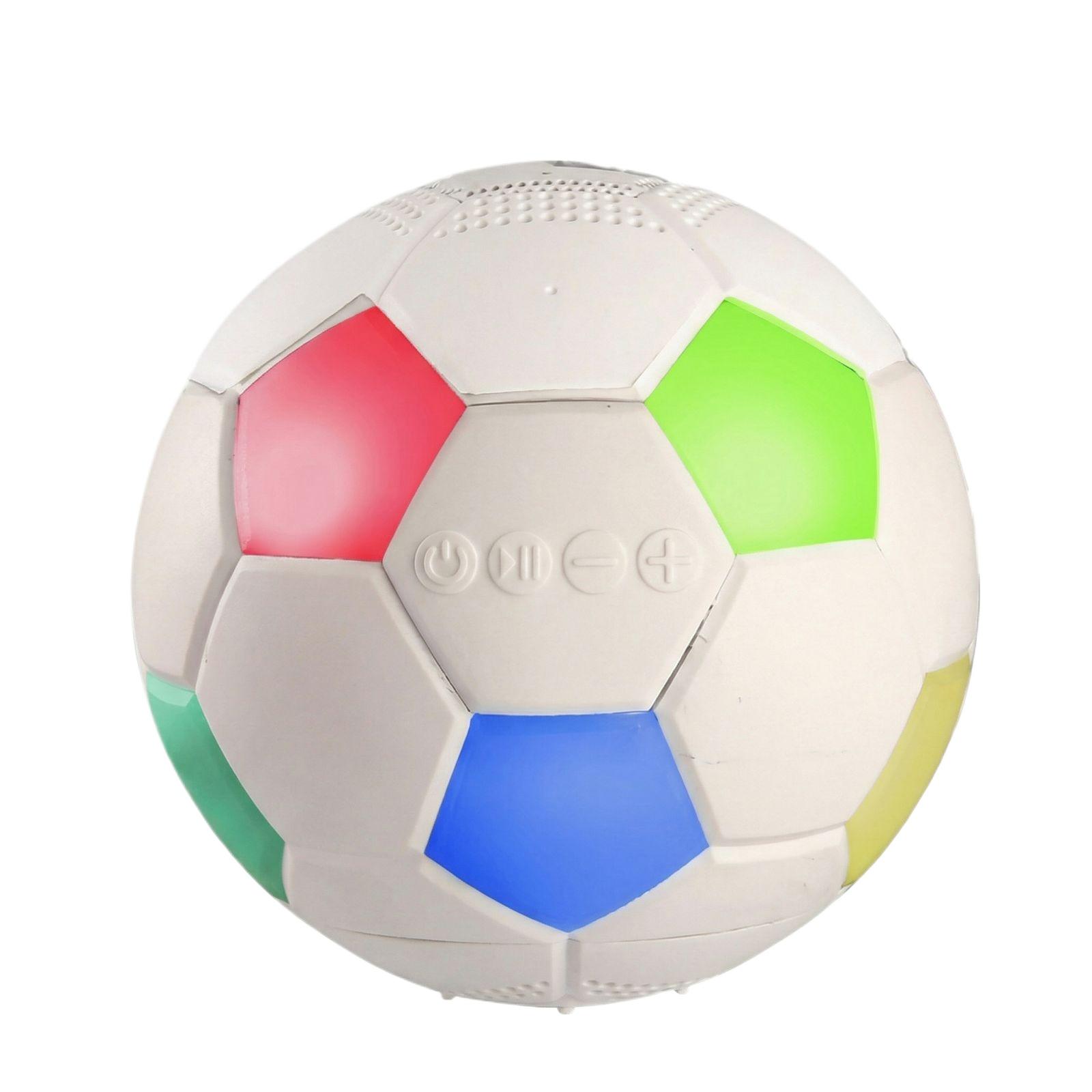 

H12 Football Speaker Creative Gift Portable Color Light Outdoor Bass Bluetooth Speaker One Size