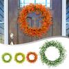 Spring Artificial Wreath for Front Door Living Room Bedroom and Office Use Designed with Detailed Botanical Elements