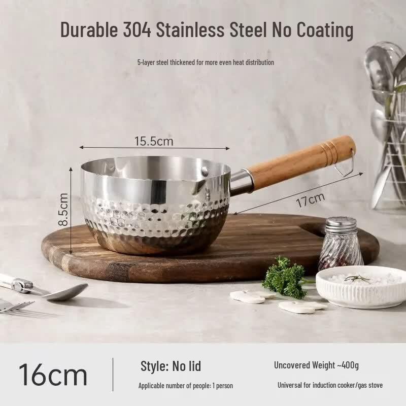 304 Stainless Steel Yukihira Pot